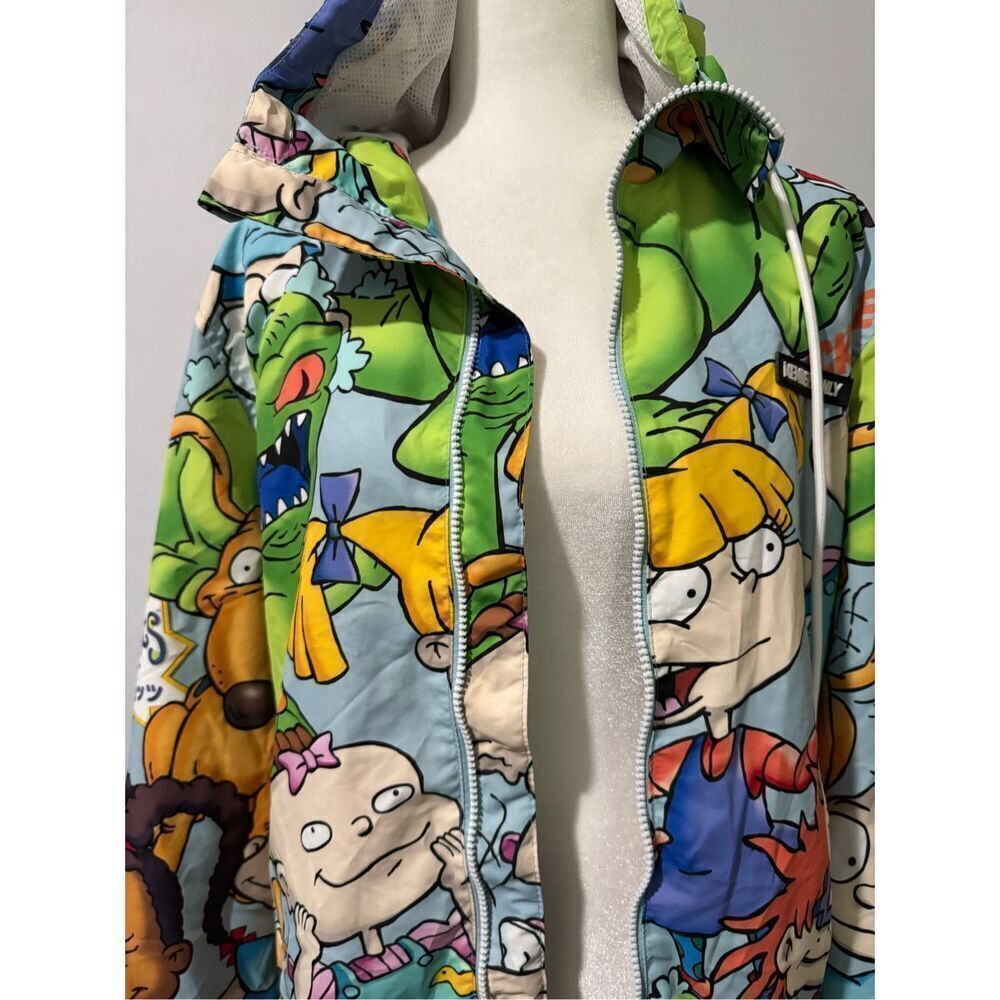Members only x Nickelodeon Rugrats all over windbreaker jacket L - Picture 9 of 10